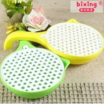 Coin row toy grater mashed potato Carrot apple puree fruit wipe board infant food supplement food grinder