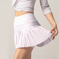 Sports Fitness Shorts Woman Summer Tide Anti-Walking Outdoor Fold Dress Net Red Running Breakfast Tennis Dress