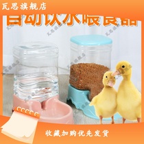 Duck Auto Feeder Small Duck Chicken Goose Eating Bowl Pet Köll Duck Trough Feeding Water Feeder