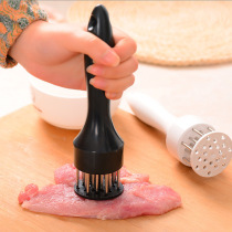 Stainless steel nails pigskin pork hammer buckle meat needle meat plug loose meat device Roast meat plug beef tendon fork Steel nails plastic meat plug fork