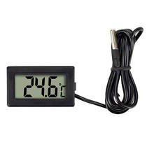 Embedded electronic thermometer Water aquarium Number of display temperature table Incubator Tub Thermometer waterproof probe