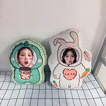 Gift custom doll girlfriend sleeping pillow to send boys day doll diy photo Tanabata can be printed doll