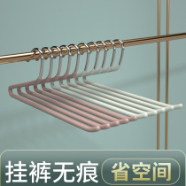 Household goose-type trouser rack hanging pants special hanger non-slip shoulder Knut seamless Z-shaped wardrobe storage artifact
