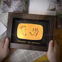 One year old and imprinted with baby 100 days and feet printed on hundreds of days to remember baby feet girls newborn swatter