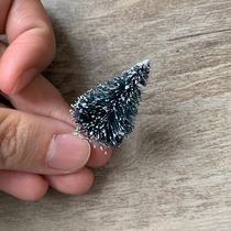 BJD baby house scene props mini Christmas tree DIY baby with super small snowflake Christmas tree decoration props