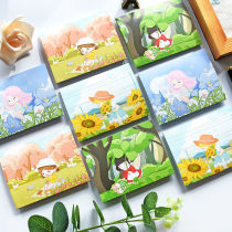 Three-eight Womens Day Mini Folding greeting cards Happy left message cards Children send Mothers Day blessing gifts