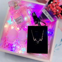 New Years Eve Valentines Day Birthday Gift girlfriend sends classmates wife and sister Long-distance Romance Cousins White Gift