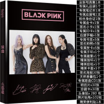 BlackPink Write a collection of signed poster postcards around the album Golden Wise Nicelisa Golden Wise Show Rose Album