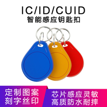 IC keychain card iccard UID blank card access card copy CUID chip can be repeatedly erased card Community Property Management card elevator induction ID time card can be repeatedly erased ID card