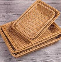 Water Fruit Shop Swing Fruit Frame Shelving Rattan Chile Pile Head Basket Display Basket Supermarket Vegetable Display Basket Fresh Frame Bread