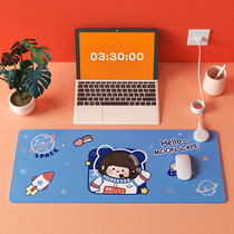 Warm mouse pad winter childrens writing learning platform student dormitory desktop heating pad office laptop keyboard pad waterproof oversized cartoon degree constant temperature pad can be customized logo