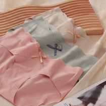 Pregnant women underwear summer thin low waist Ice Silk belly in the third trimester breathable pregnancy pregnancy large size underwear shorts