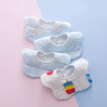 Baby saliva towel bib winter boy waterproof boy handsome bib autumn winter treasure cotton pocket absorbent bib