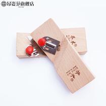 Gypsum board beveled spore carpentry push edge creation Planer hand push chamferer handmade wood push Wood Wood