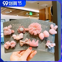 New Korean version of pet hair accessories small dog Teddy hairclip cat floral headdress jocia Kabi bear Bomei set hairpin