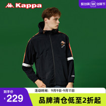 KAPPA KAPPA outlets electric joint name windbreaker new mens woven coat casual hoodie reflective print