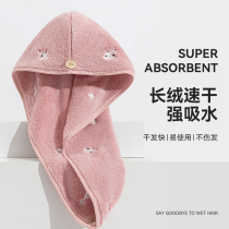 Dry hair hat female super absorbent quick-drying thick head wipe towel bag turban cute shower cap dry hair towel 2022 New