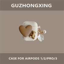 White Love Bear airpods Protective case for Apple airpodspro Protective case 3th generation Apple Bluetooth Headset airpods Protective Cover airpods2
