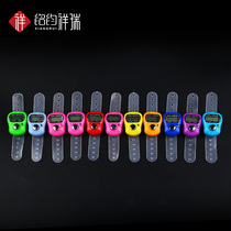 Reading the digital meter digital instrument electronic ring digital hand exponential display mechanical ring screen display hand press counter