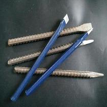 Hydropower drill hand-pointed chisel hexagon head flat chisel installation chisel thickening size punching electric pick widening