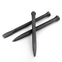 Stonemason chisel masonry breaking tool cement flat head chisel professional stone tip chisel flat head manual steel chisel special steel splitting