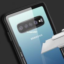 Tempered Glass Case for Samsung S10 Galaxy S10 Plus S10e Lux