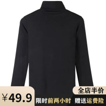 Pregnant woman base shirt autumn and winter wear t-shirt high collar thickened top fashion trend mom 2021 new long-sleeved spring clothes