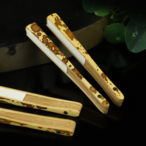 Shi Guifei 6-inch mini Mei Fei Zhu Xiangfei bamboo fan bone Xuan paper Su Gong fan men and women play small fan