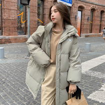 Cotton-padded clothes 2021 explosive female long small man cotton-padded jacket winter ins students down cotton clothes oversize women tide