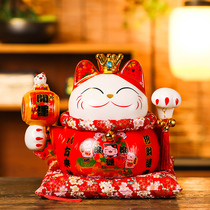 Zhaocai cat opening ornaments home living room wedding large ceramic piggy bank creative gifts wealth cat ornaments