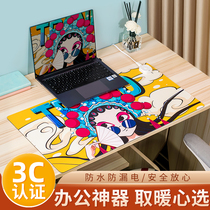Heated mouse pad oversized childrens desktop warm table mat heating pad student warm hand writing board table warm pad