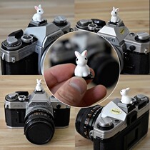 White Rabbit RABBIT HOT BOOTS COVER CUTE RABBIT BABY HOT BOOT SEAT CAMERA HOT BOOTS DUST CAP CREATIVE CARTOON HOT BOOTS