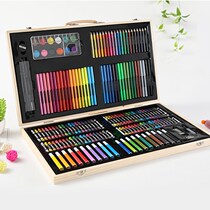 Children drawing tool set gift box Primary School students watercolor Pen art school supplies painting birthday gift
