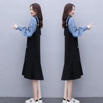 Maternity wear set out fashion autumn New pregnant women two-piece Loose Spring and Autumn dress maternity dress tide