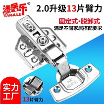 2 0 thickened 304 stainless steel hinges for detachable stationary cabinet wardrobe door hydraulic buffer damping spring hinge
