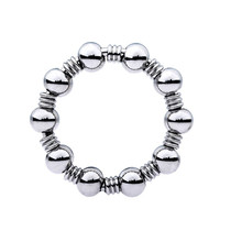 Penis bead ring Male cock ring Metal lock ring glans ring Lower body male root decoration adult sex products