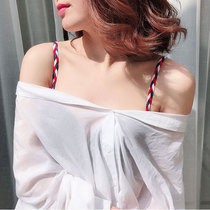 Fresh hand-woven twist shoulder strap bra strap underwear accessories beautiful back bra strap summer collar invisible belt