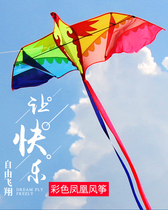 2 M colorful long-tailed kite special breeze easy to fly large high-end adult kite beginner Phoenix