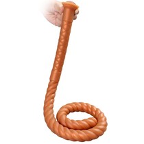 80cm threaded liquid silicone soft in-depth ultra-long anal plug anal anal sex toys out to wear sm