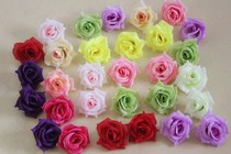 New Wedding Emulation Flower Fake Flowers Decoration Rose Flowers Flowers Wall Flower Arrangement Arch Door DIY Material Silk Flower Head