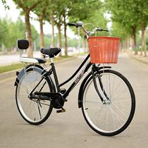 Phoenix brand bicycle mens and womens 24-inch 26-inch womens light leisure adult city riding student ordinary diligent