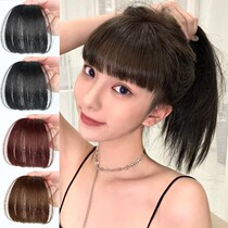  Liuhai hairpin female wig clip invisible front lace really comes from natural and seamless Qi Liuhai net red round face air new