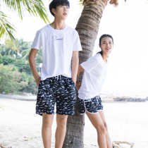 New couple beach pants quick-drying mens beach pants loose casual quick-drying surfing womens shorts big pants