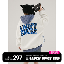  Bluehumming X Donsmoke cooperation joint winter lambskin BAO WEN jacket overweight and warm