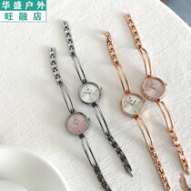 Literary chain bracelet watch female ins style small temperament middle school students simple Korean version of all retro small dial