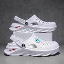 Dongle Shoes Mens Summer New Trends Outside The Home Beach Outdoor Casual Stepping Shit Lovers Cool Slippers Boys