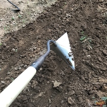  Trenching planting vegetables ridge repair pointed hoe garden art agricultural digging small pointed pickaxe wasteland building ditch fertilization eagles mouth triangle plow