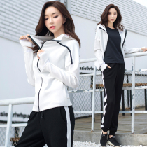 Yoga suit women Spring and Autumn new professional fitness long sleeve breathable running sportswear loose thin quick dry