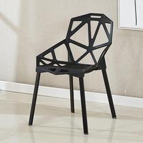 Adult fashion convenient chair plastic chair hollow chair office chair geometric chair creative chair reception chair