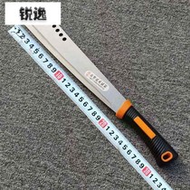 Manganese steel wood chopping knife Wood chopping outdoor tree chopping open knife thickened long sickle mowing knife Fishing extended bamboo chopping knife